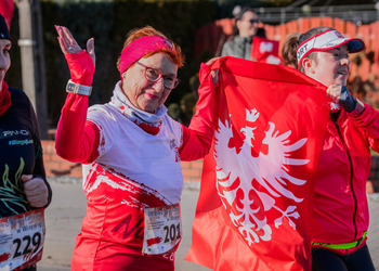 Zdjęcie uczestników biegu 