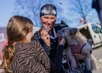 Zdjęcie uczestników biegu 