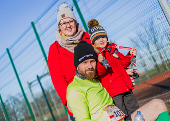 Zdjęcie uczestników biegu 