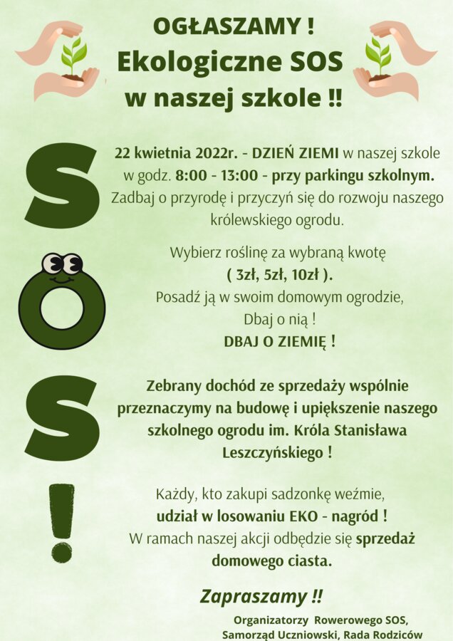 plakat akcja eko sos