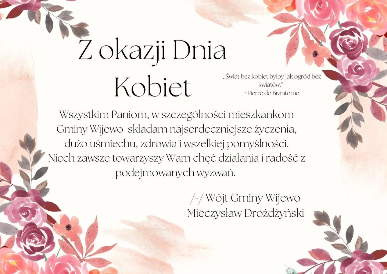 Życzenia z okazji dnia kobiet 