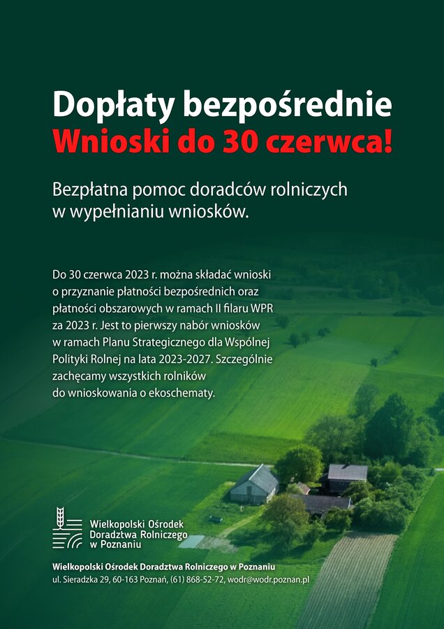 plakat dla rolników