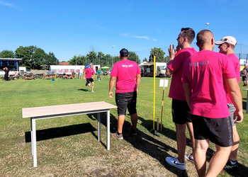 Zdjęcie przedstawia uczestników turnieju Wsi 