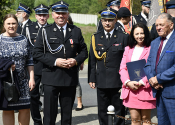 zdjęcie przedstawia uczestników Dnia Strażaka