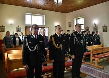 zdjęcie przedstawia uczestników Dnia Strażaka