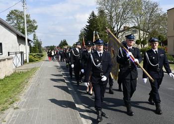 zdjęcie przedstawia uczestników Dnia Strażaka
