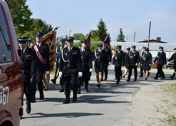 zdjęcie przedstawia uczestników Dnia Strażaka