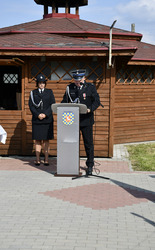 zdjęcie przedstawia uczestników Dnia Strażaka