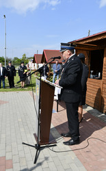 zdjęcie przedstawia uczestników Dnia Strażaka