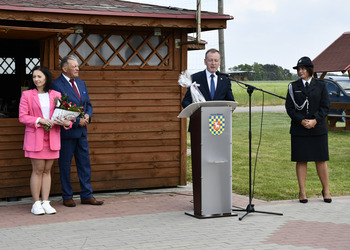 zdjęcie przedstawia uczestników Dnia Strażaka