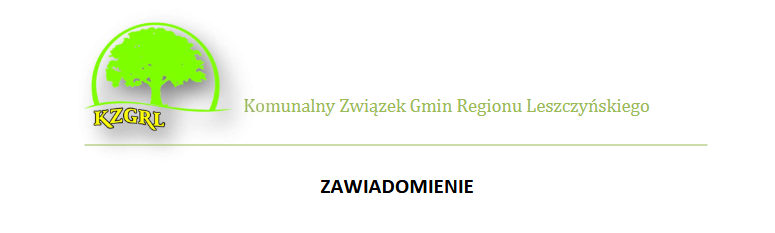 zawiadomienie