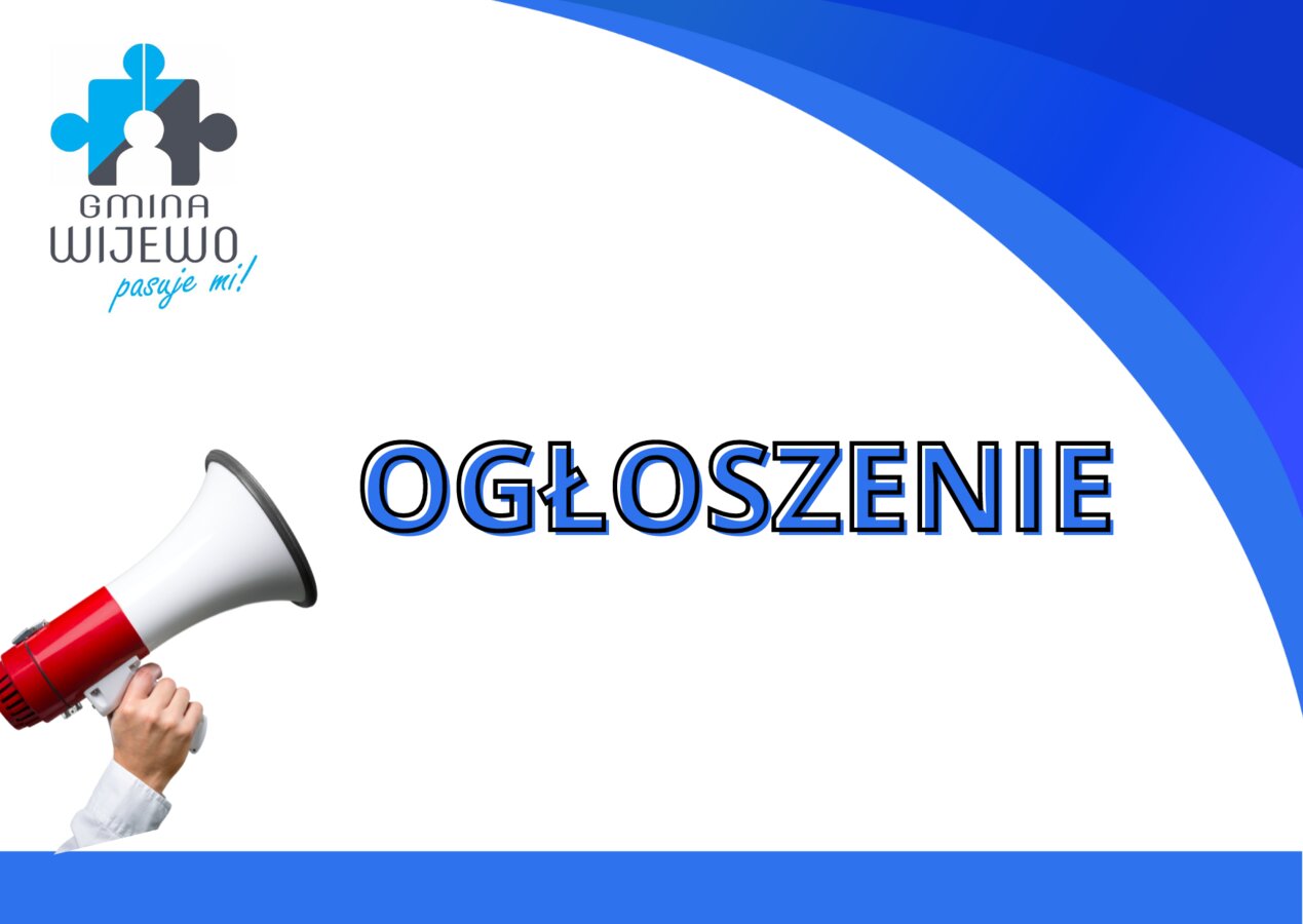 grafika o komunikacie: ogłoszenie