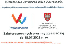 Program poprawy warunków fitosanitarnych rodzin pszczelich poprzez wsparcie zakupu węzy pszczelej