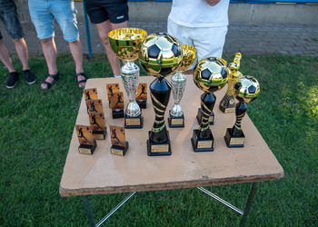 zdjęcie przedstawia puchary puchary