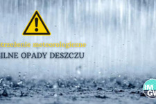 Ostrzeżenie meteorologiczne - silny deszcz z burzami
