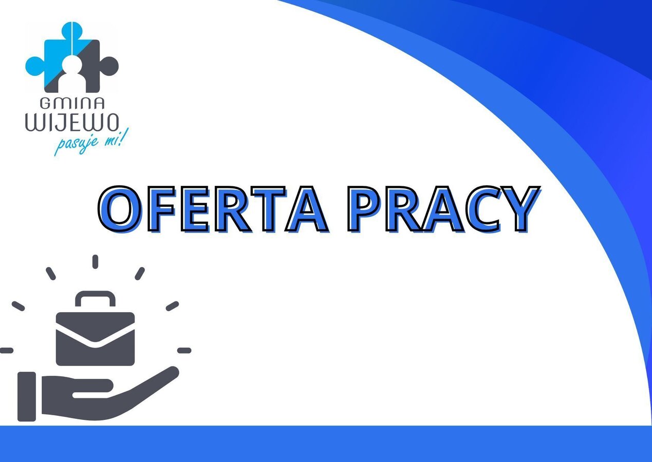 Zdjęcie przedstawia ogłoszenie o pracę. 