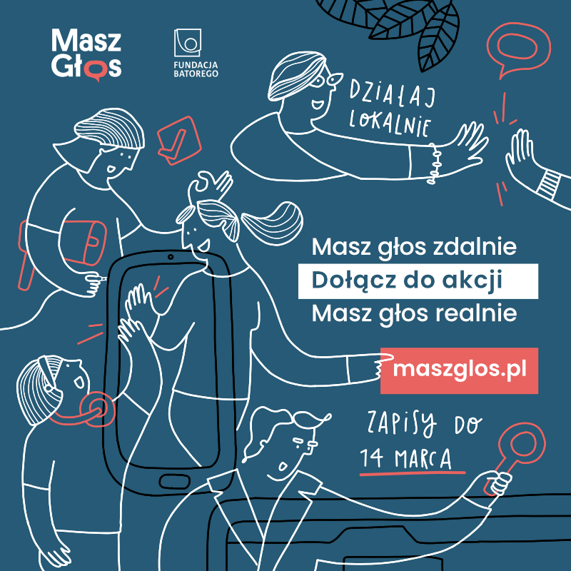 plakat akcji masz głos