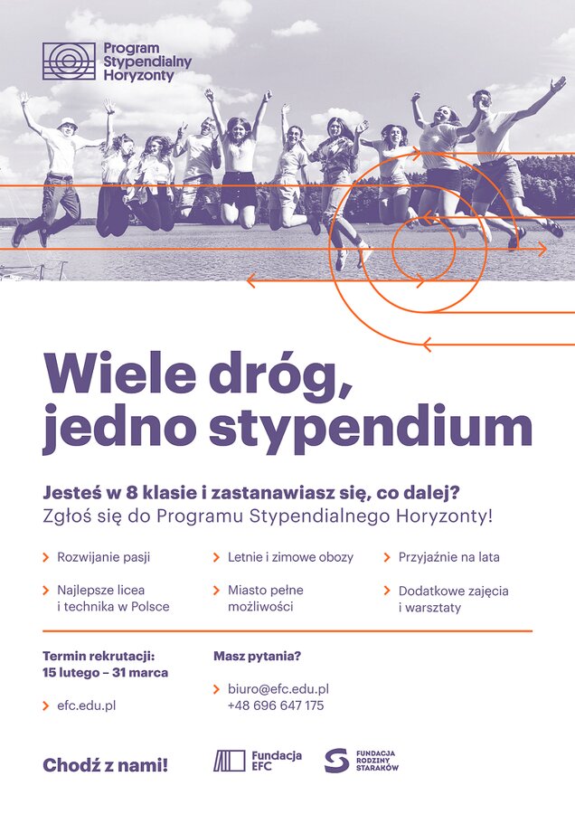 plakat dotyczacy stypednium szczegoly w artykule