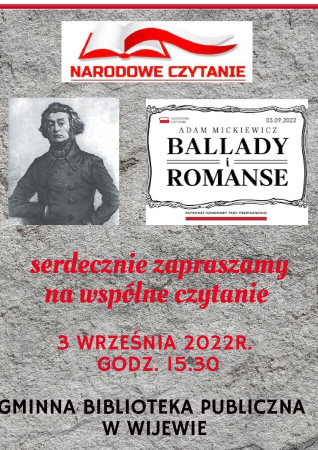 plakat narodowe czytanie