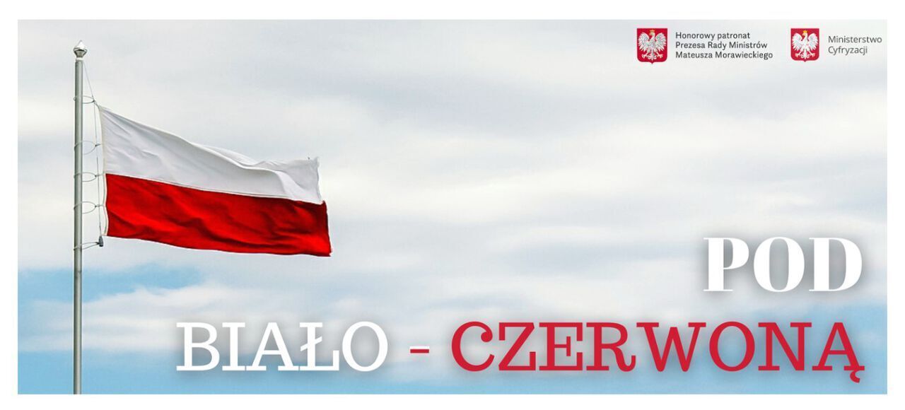 plakat pod biało czerwona