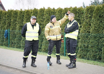 Zdjęcie przedstawia uczestników IV Biegu Powstańczego