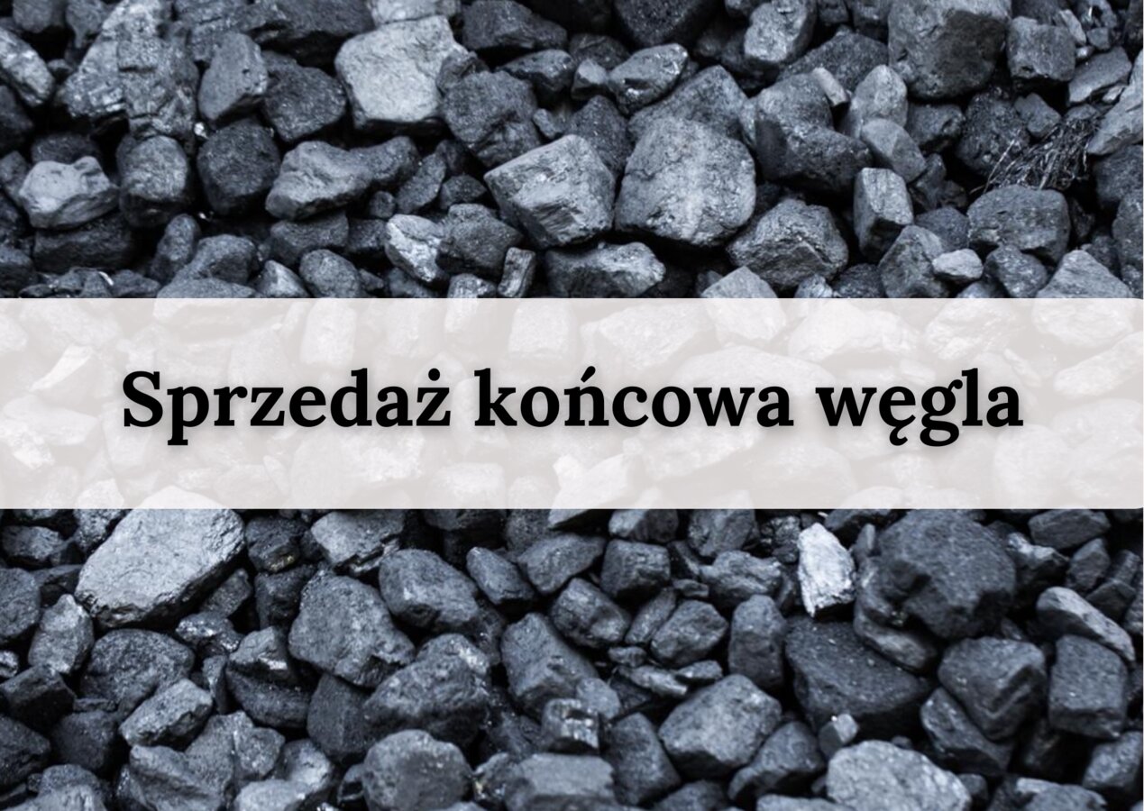 plakat sprzedaż węgla