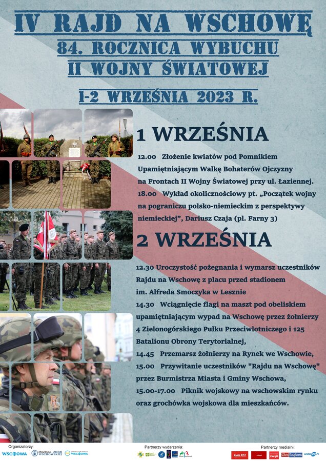 zdjęcie przedstawia plakat z żołnierzami 