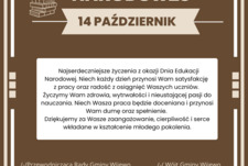 Dzień Edukacji Narodowej - życzenia